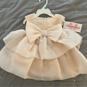 Bonnie Jean Lillian Tiered Bow Party Dress